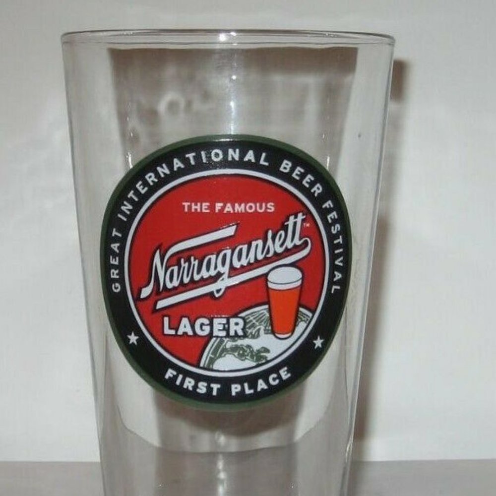 Narragansett Beer Hi Neighbor Pint Glass